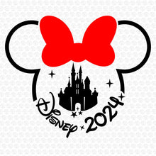 Load image into Gallery viewer, Minnie Mouse Disney Castle Family Trip 2024