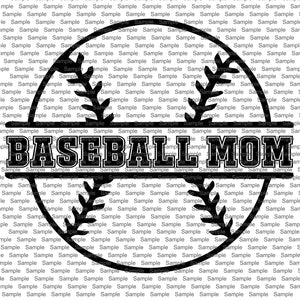 Baseball Mom SVG