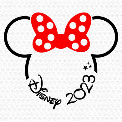 Minnie Mouse Disney Family Trip 2023 Svg