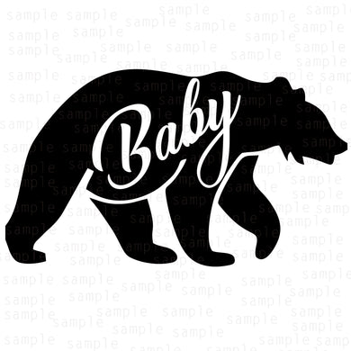 Baby Bear SVG
