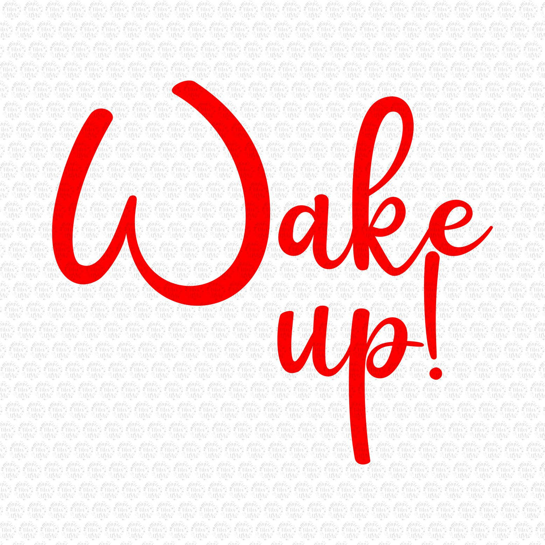 Wake Up SVG