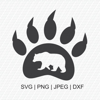 Bear Paw SVG