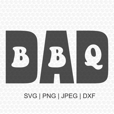 Dad BBQ SVG