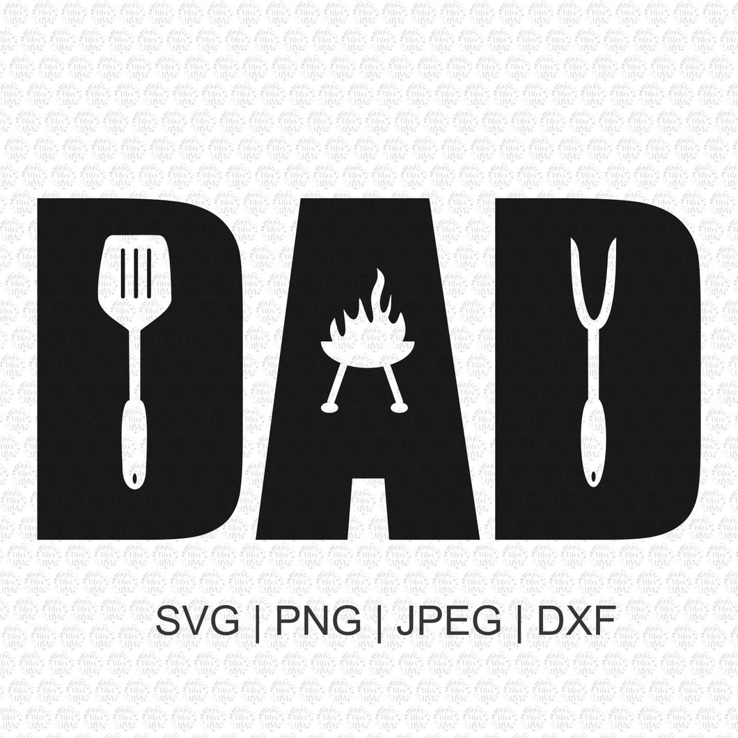 Dad Grill SVG