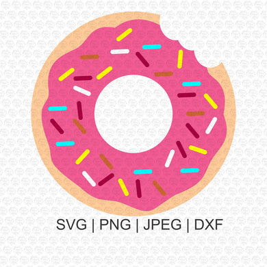 Donut Half SVG