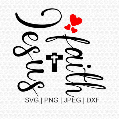 Faith Jesus SVG