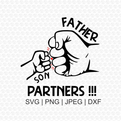 Father Son SVG