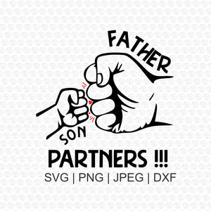 Father Son SVG
