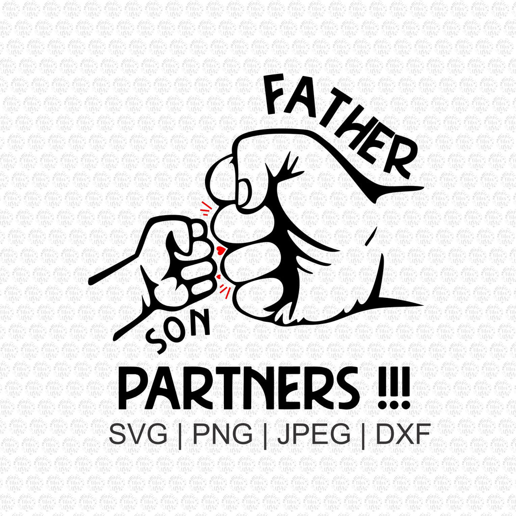 Father Son SVG