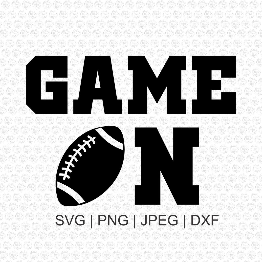 Game On Football SVG