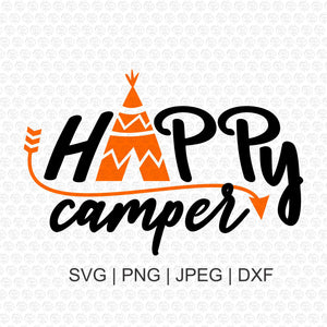 Happy Camper SVG