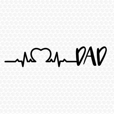 Heart Dad SVG