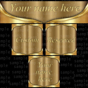 Etsy Store Gold Banner