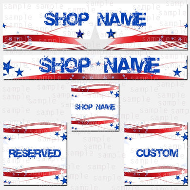 Etsy Store Banner, US Flag