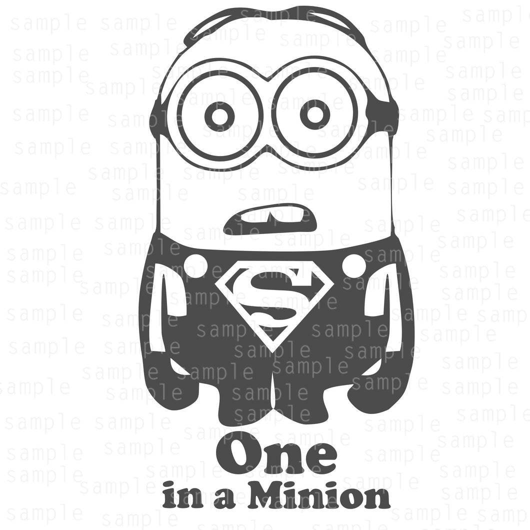 Minion svg, One in a Minion Svg