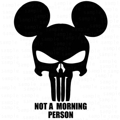 Mickey Skull Svg