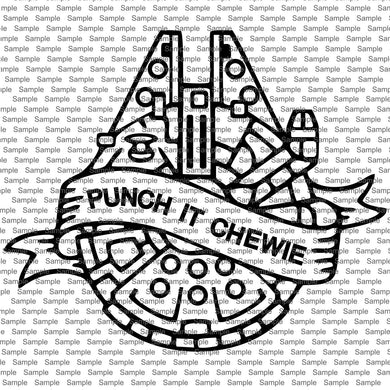 Punch it Chewie Svg