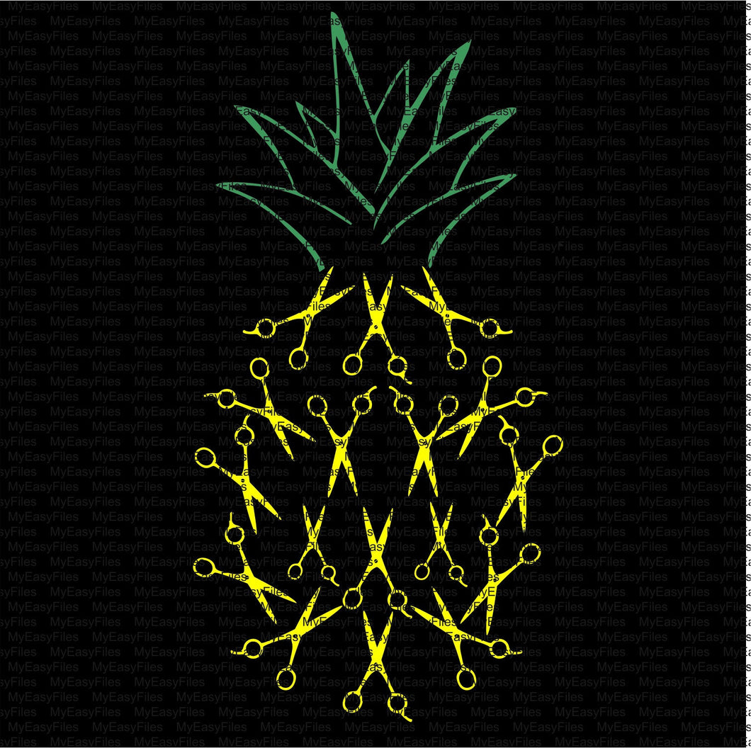 Pineapple scissors