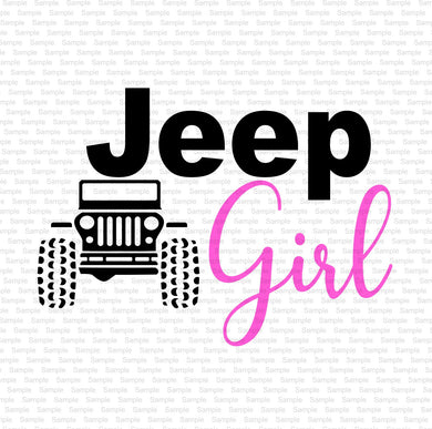 Jeep Girl SVG
