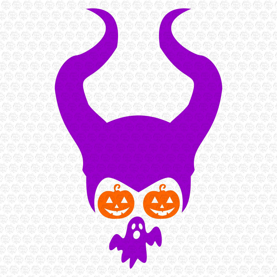 Maleficent Halloween Disney Svg