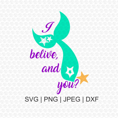 Mermaid Tail SVG