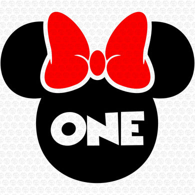 One Minnie Mouse Svg, Birthday Svg