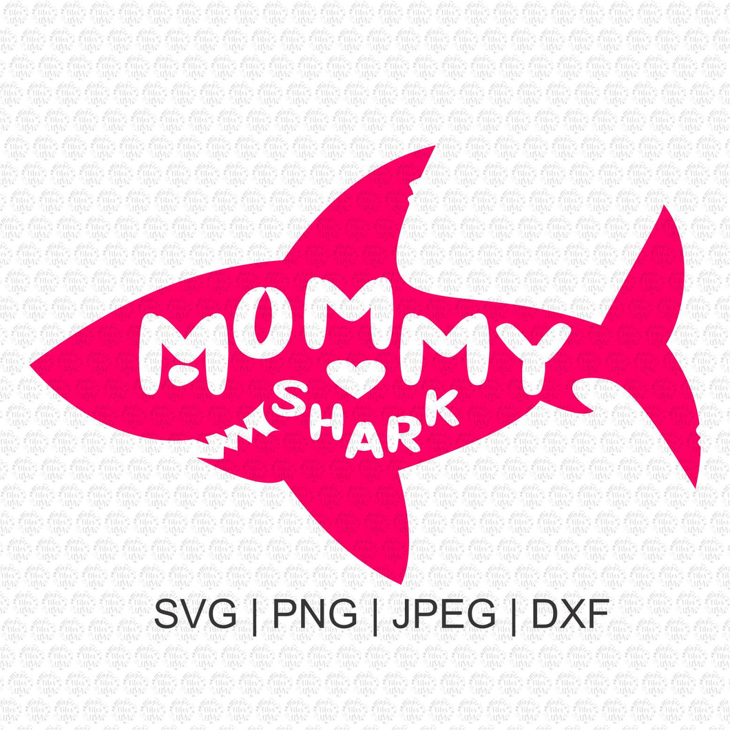 Mommy Shark SVG