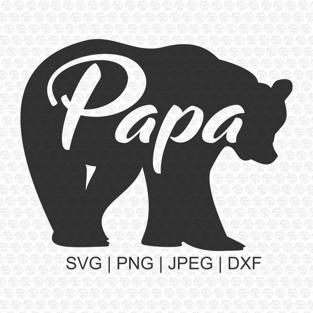 Papa Bear SVG