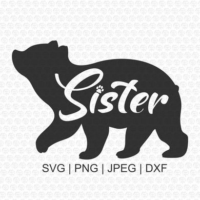 Sister Bear SVG