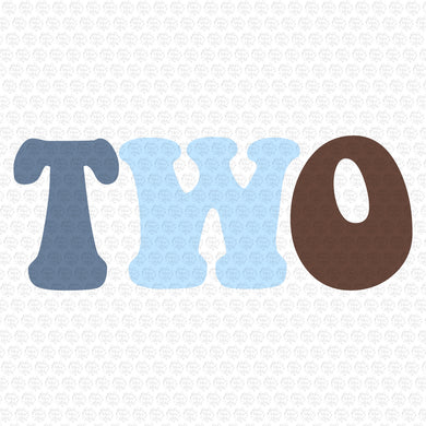 Two Birthday Svg