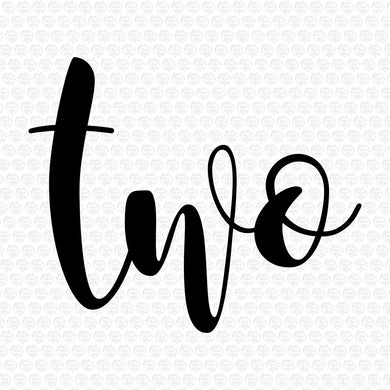 Two Svg, Second Birthday Svg